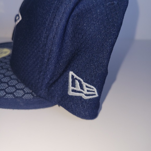 New Era 59fifty Dallas Cowboys On Field Hat Cap Size 7 3/8 Blue White - Picture 3 of 5